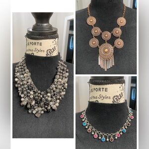 Elegant Statement Necklaces Set